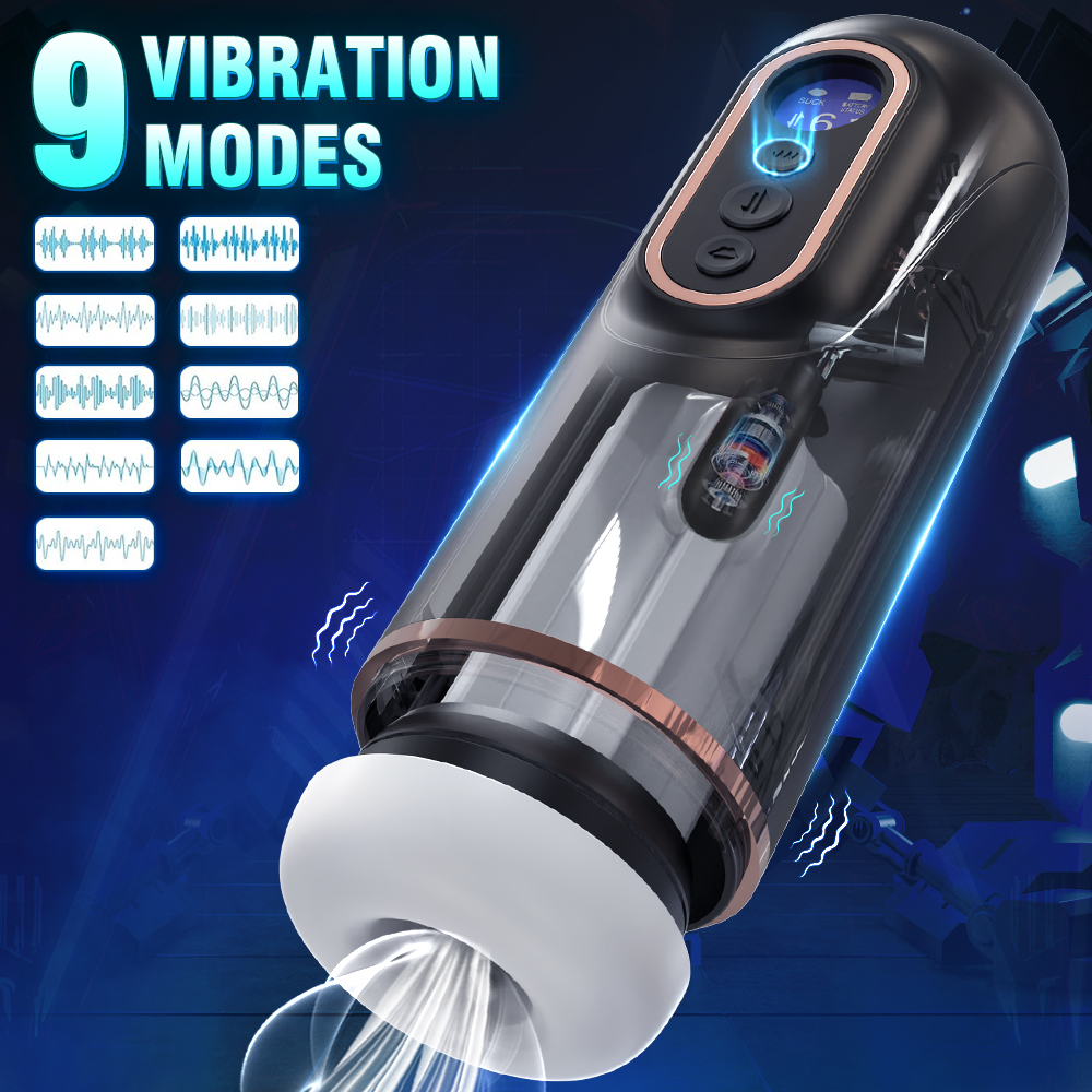 Máy Thủ Dâm Tự Động Rung Thụt và Co Bóp Có Nhiệt Độ 31 main image 3 3