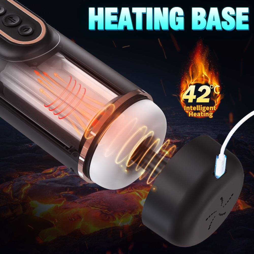 Máy Thủ Dâm Tự Động Rung Thụt và Co Bóp Có Nhiệt Độ 30 main image 4 4