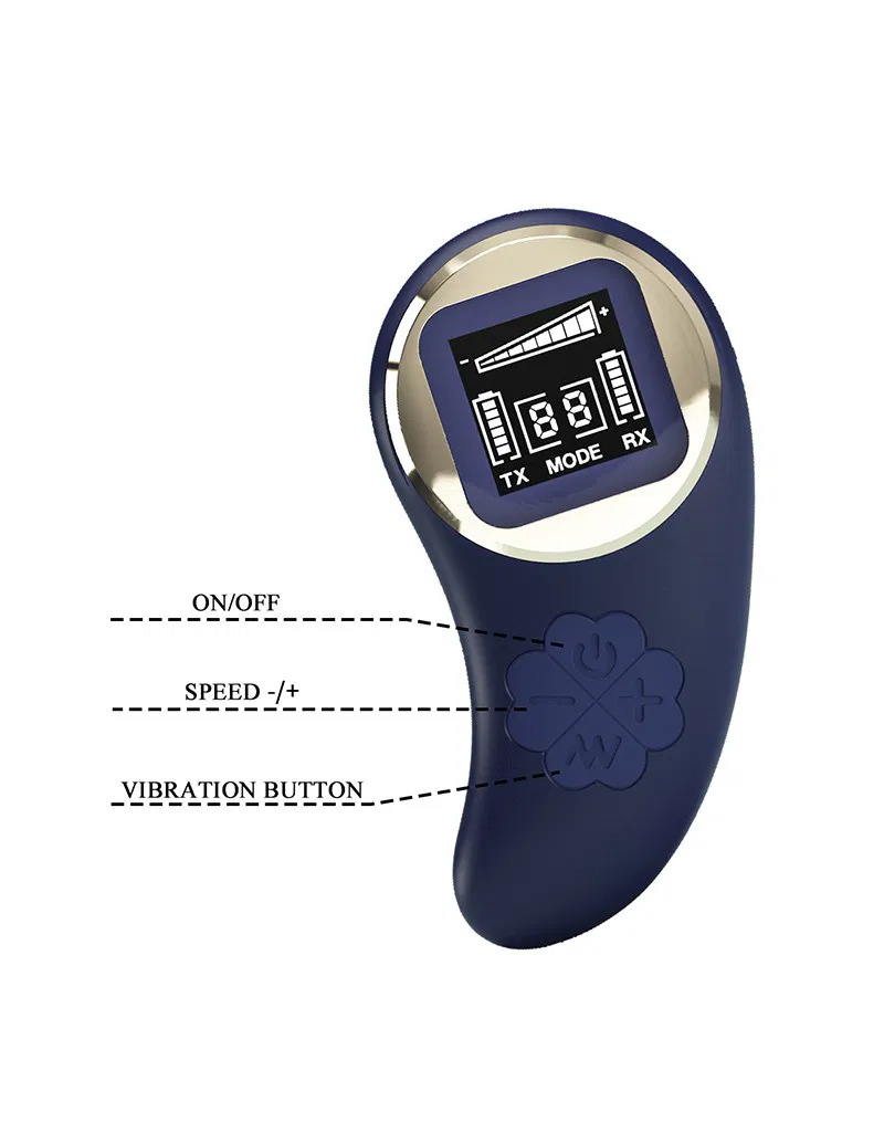 pretty love vivian egg vibrator with remote control dark blue 04