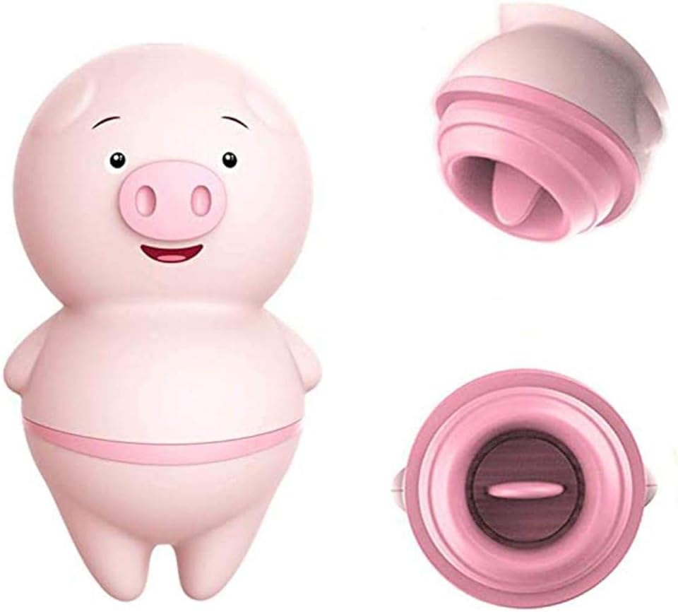 Lưỡi Rung Liếm Âm Đạo Ngụy Trang Hình Con Heo 11