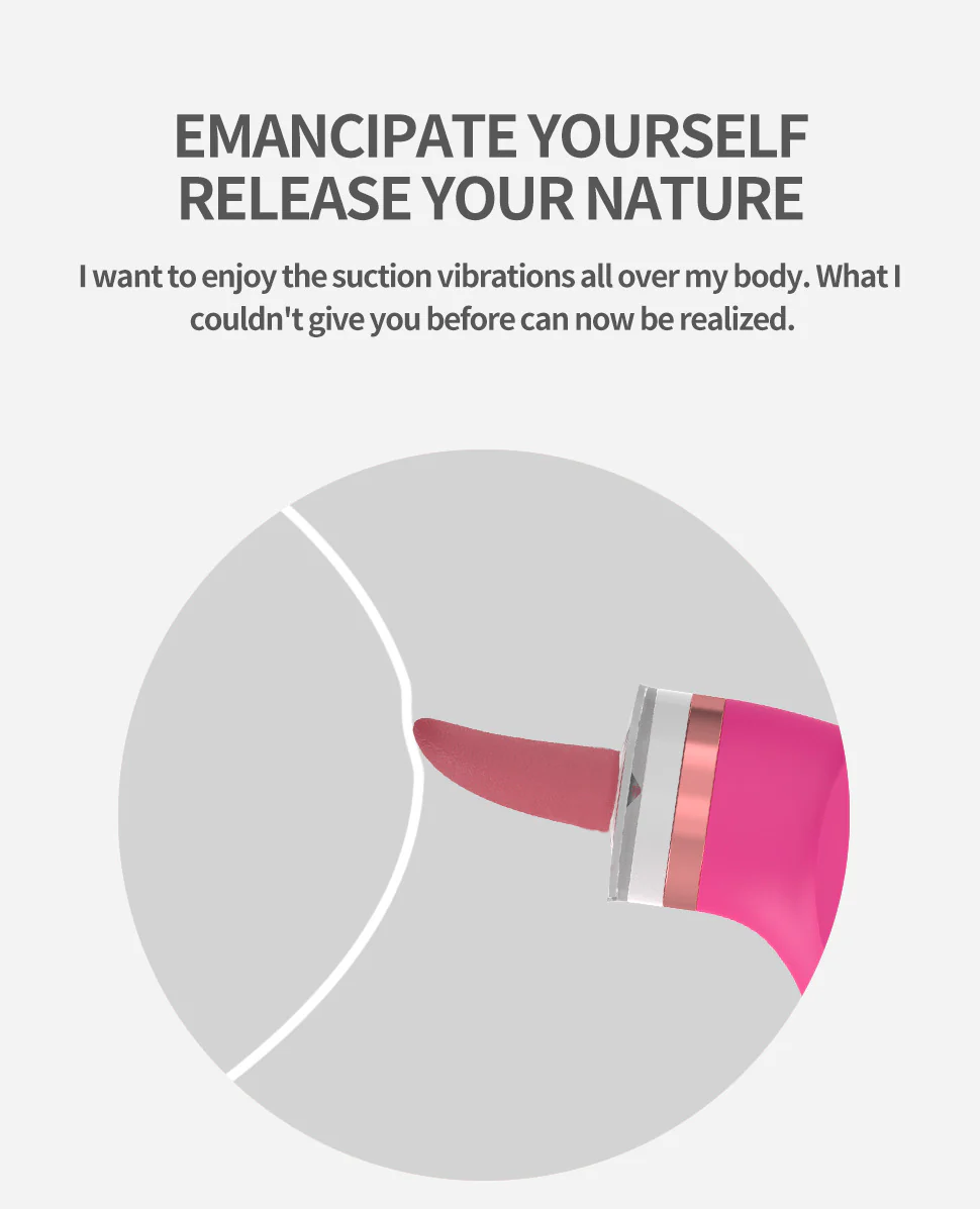 Licking suckingshakesimulate10frequency10modesvibrator 4