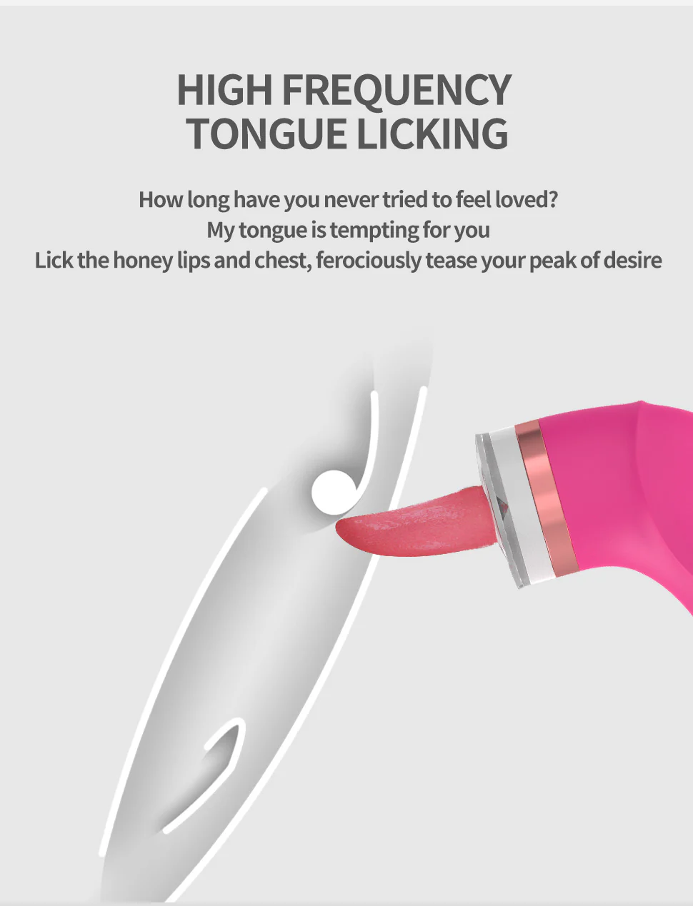 Licking suckingshakesimulate10frequency10modesvibrator 9