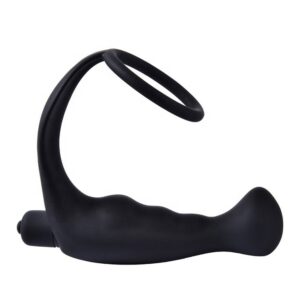 Dụng Cụ Kích Thích Hậu Môn Kèm Cockring Có Rung