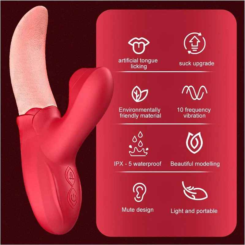 vibrateur double stimulation a succion secwell devil s tongue 1131157449