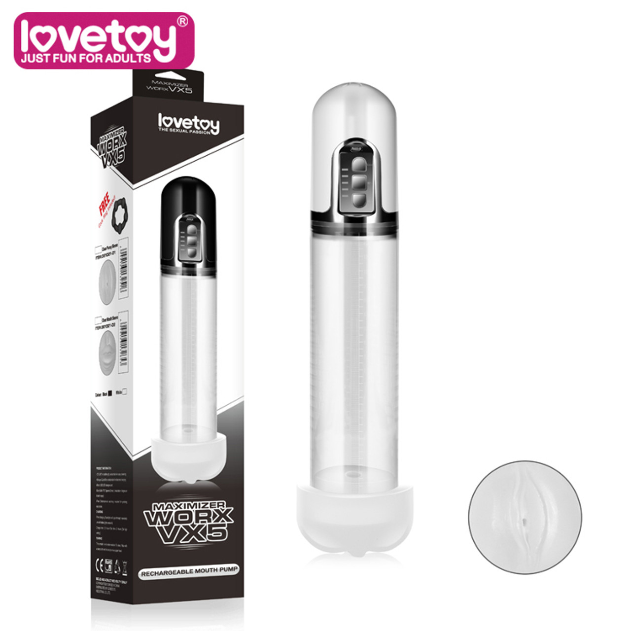Máy Tập Làm To Dương Vật Lovetoy Worx VX5 3 Máy Tập Làm To Dương Vật Lovetoy Worx VX5