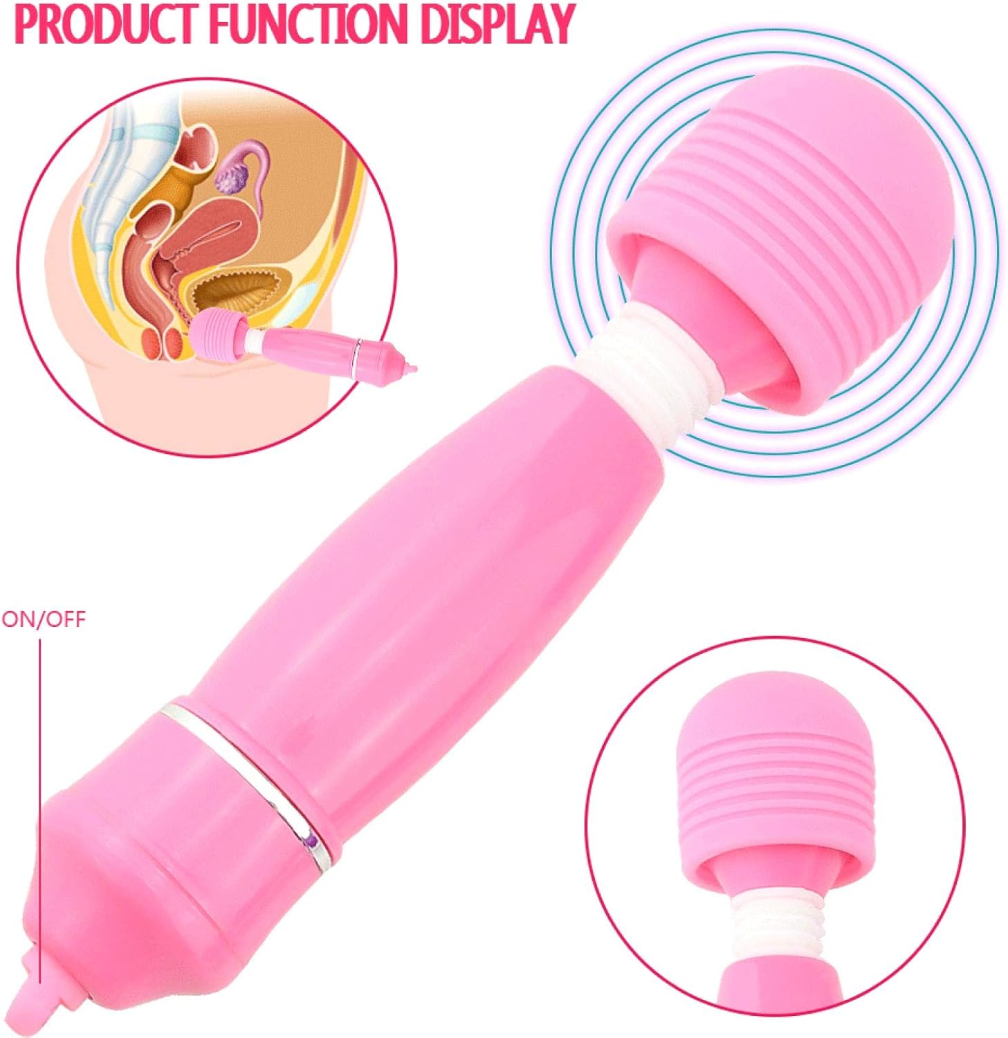 Máy Rung Vùng Kín Mini Dành Cho Nữ Wand Extreme 15 71GbRm3ybGL. AC SL1500