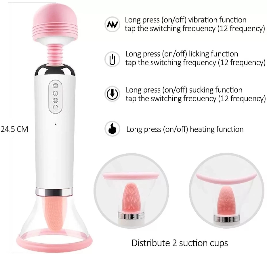 Máy Massage Âm Đạo 3 Trong 1 Rung Liếm Hút 12 Chế Độ 15 description image 10