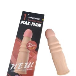 Bao Cao Su Đôn Dên Silicone Cao Cấp Max-man Lò Xo Dài Thêm 2.5cm Dành Cho Nam