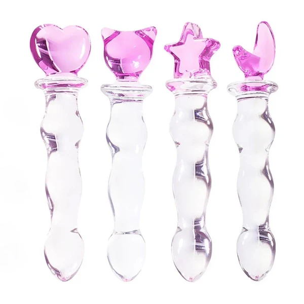 magic glass wands set of all 4 save 40 anal beads plugs butt crystal wand ddlg
