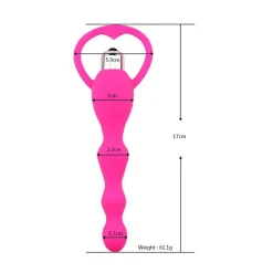 silicone anal beads vibrator vibrating anal 1