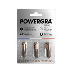 Thuốc Hỗ Trợ Tăng Cường Sinh Lý Powergra For Men, Vỉ 3 viên