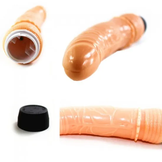 Dương Vật Giả Sweet 2 Pin Cong Rung Nhiều Chế Độ