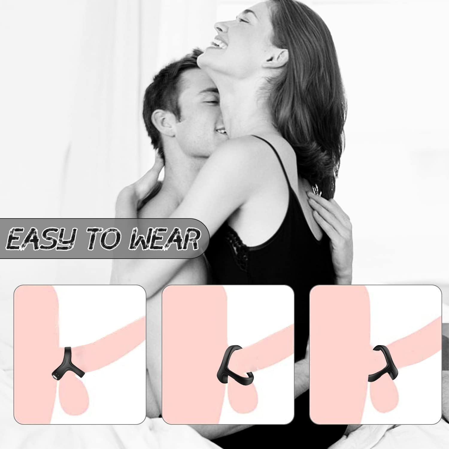 Vòng Đeo Dương Vật Cockring Có Rung Cao Cấp Dành Cho Nam 17 613aBOWm99L. AC SL1500