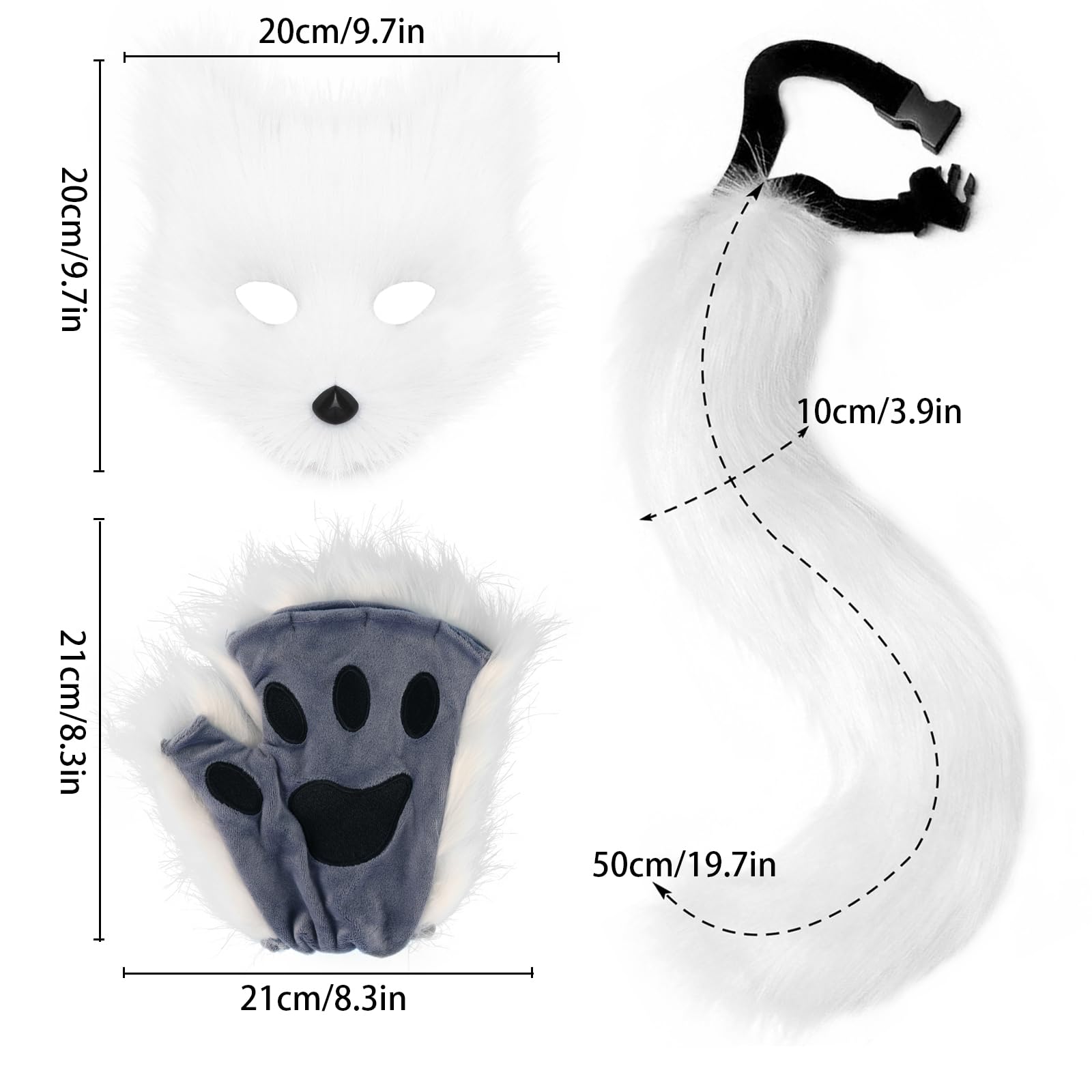 Bộ Hóa Trang Thú Cưng Lông Xù Siêu Dễ Thương 33 61SJfDk26sL