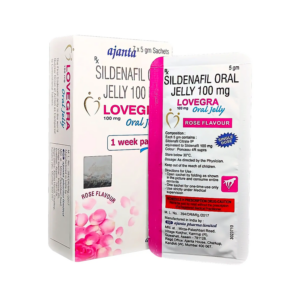 Thạch Tăng Cường Sinh Lý Nữ Lovegra Oral Jelly 100mg