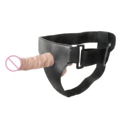 VATINE Strap On Dildos Pants Strapon Penis Panties Sex Toys for Lesbian Gay Adult Game Black 4