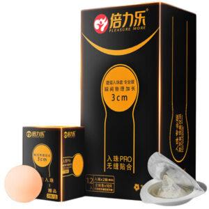 Bao Cao Su Beilile Viên Bi Ở Đầu Hạt rung Dày Và Dài 3 cm