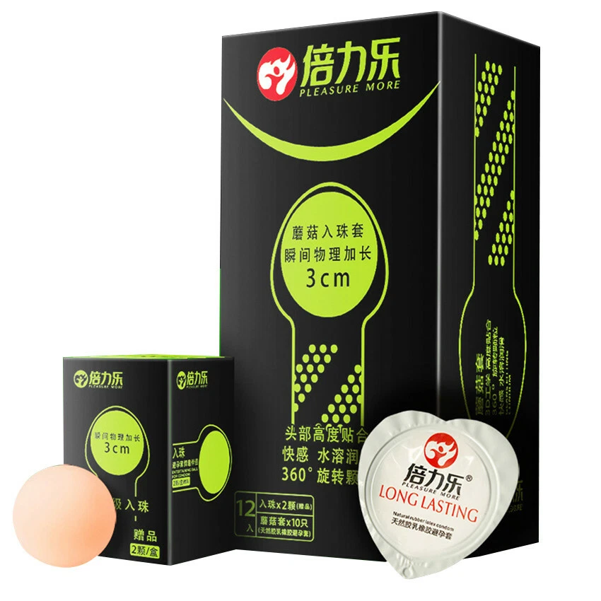 Bao Cao Su Viên Bi Trên Đầu - Kéo Dài Thời Gian 3 Bao Cao Su Viên Bi Trên Đầu - Kéo Dài Thời Gian