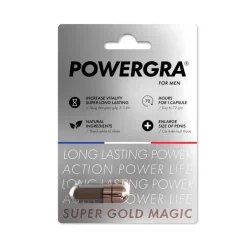 Thuốc Hỗ Trợ Tăng Cường Sinh Lý Powergra For Men, Vỉ 1 viên