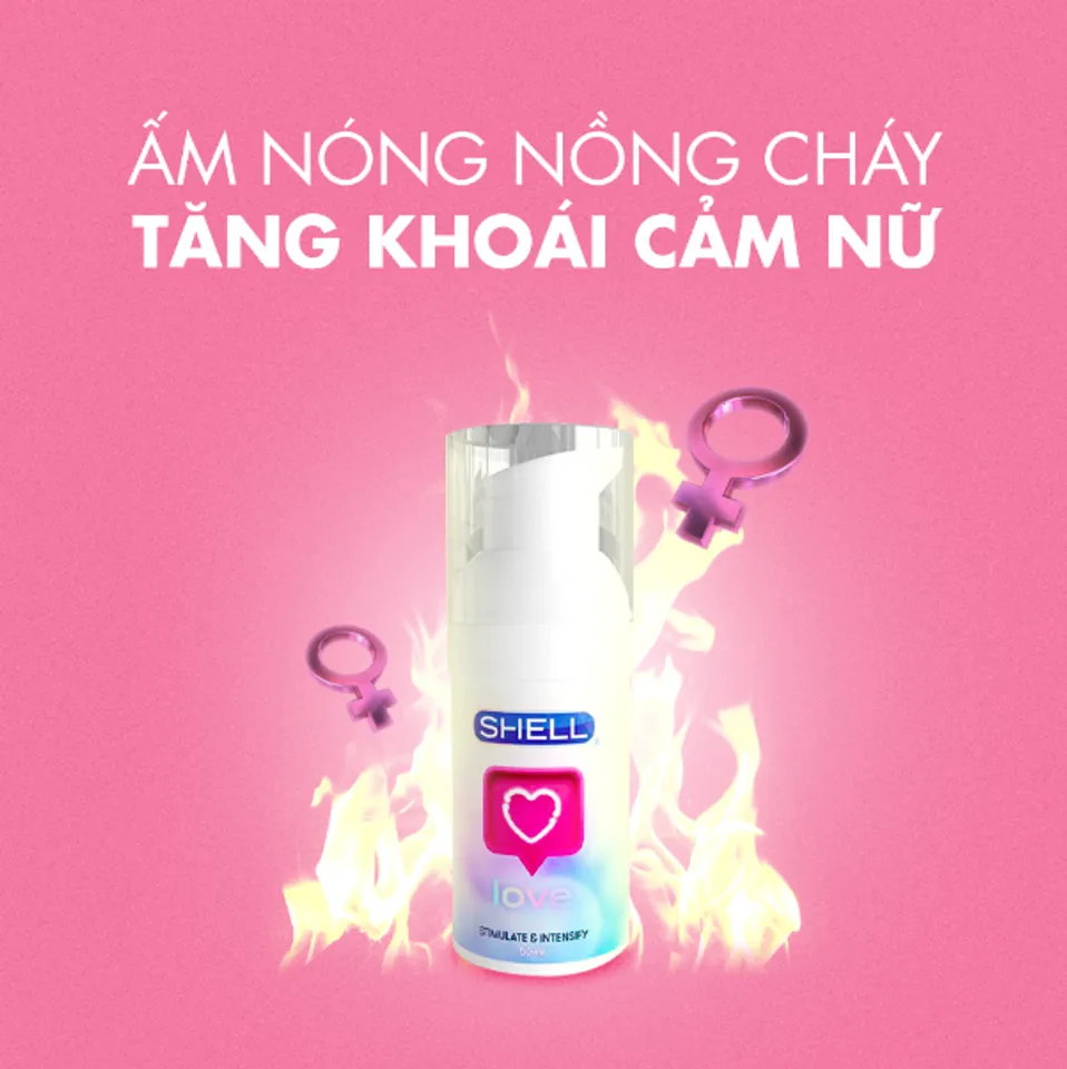 Gel Bôi Trơn Shell Love Pink Se Khít Âm Đạo Và Tăng Khoái Cảm Nữ Chai 50ml 5 Gel Bôi Trơn Shell Love Pink Se Khít Âm Đạo Và Tăng Khoái Cảm Nữ Chai 50ml