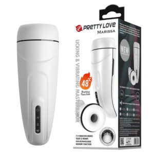 Âm Đạo Giả Pretty Love Marissa Đa Năng Lõi Silicon 4D Rung Liếm Mạnh