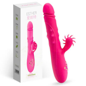 Dương Vật Giả Rung Thụt Và Liếm Esther