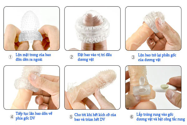 Cách dùng bao cao su đôn dên để cuộc “yêu” thêm thăng hoa 8 bao cao su don den 14