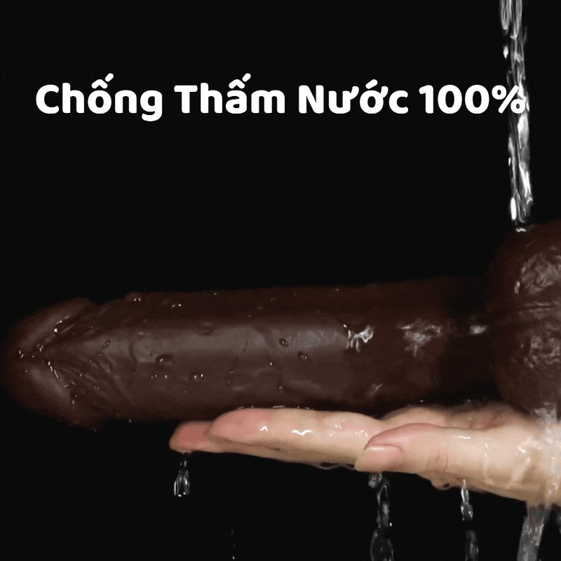duong vat gia Sliding Skin Dual Layer Dong Black 9 inch