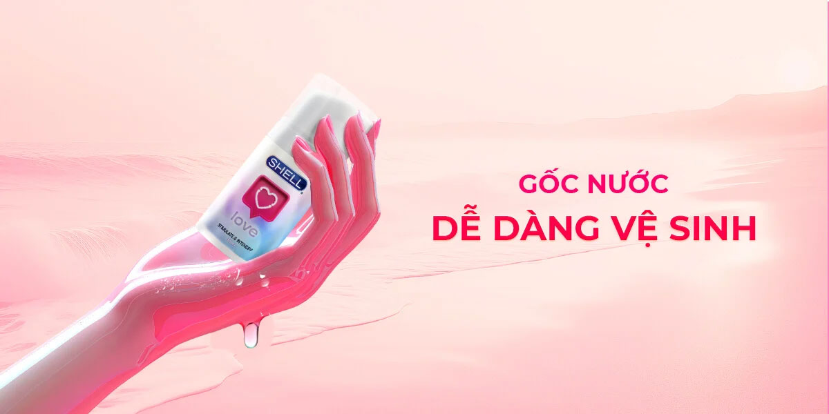 Gel Bôi Trơn Shell Love Pink Se Khít Âm Đạo Và Tăng Khoái Cảm Nữ Chai 50ml 12 el boi tron se khit am dao va tang khoai cam nu shell love chai 50ml 2 11zon