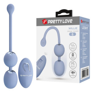 Trứng Rung Pretty Love Willie Điều Khiển Từ Xa 12 Chế Độ Rung