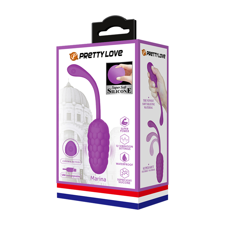 Trứng Rung Không Dây Siêu Mềm 12 Chế Độ Pretty Love Marina 23 BI 014708 11