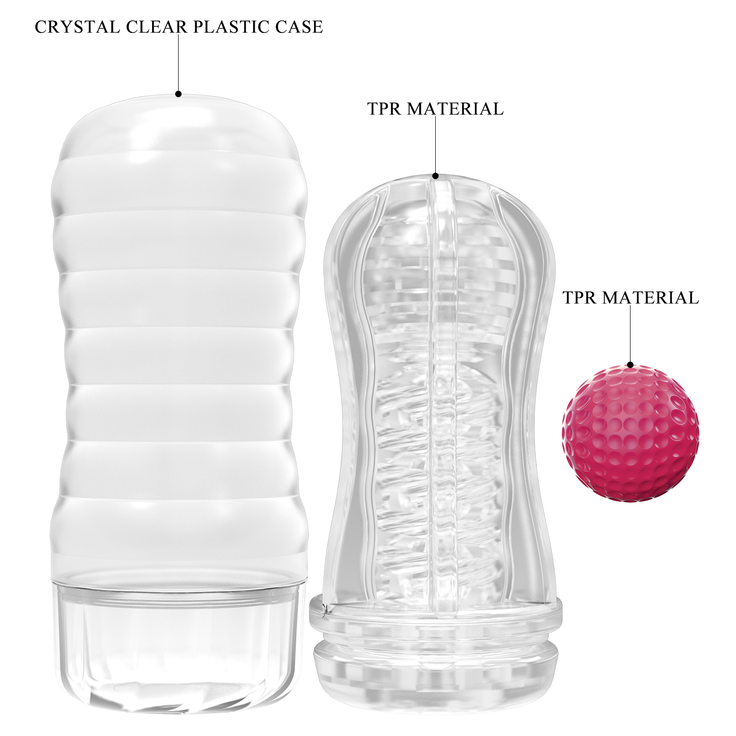 Cốc Âm Đạo Giả Pretty Love Cầm Tay Size Du Lịch 26 BM 009249N 1 08
