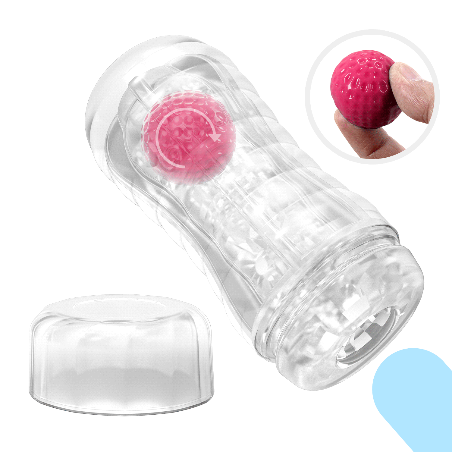 Cốc Âm Đạo Giả Pretty Love Cầm Tay Size Du Lịch 8 Cốc Âm Đạo Giả Pretty Love Cầm Tay Size Du Lịch