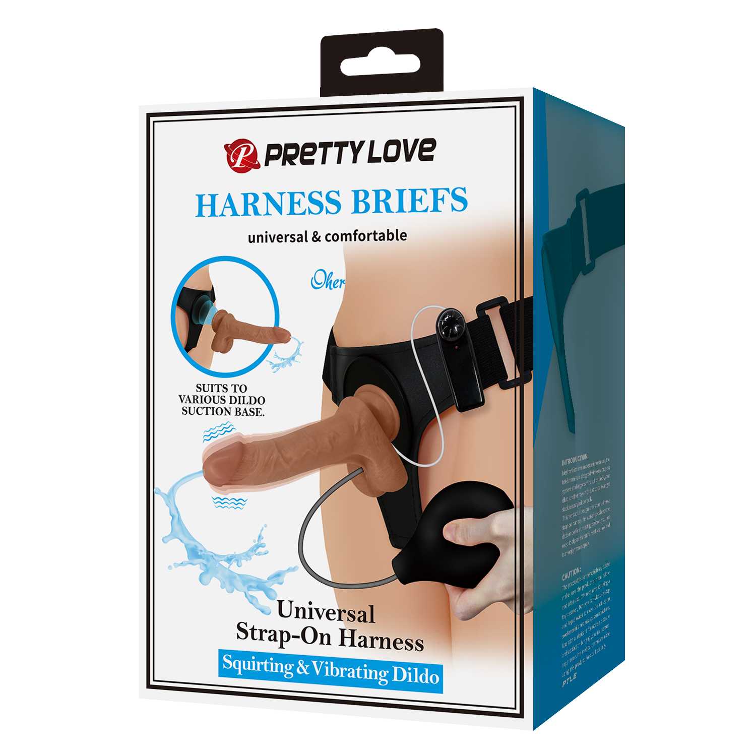 Dương Vật Giả Dây Đeo Bắn Tinh Và Rung 3in1 Pretty Love Harness Briefs 28 BW 022103P 12