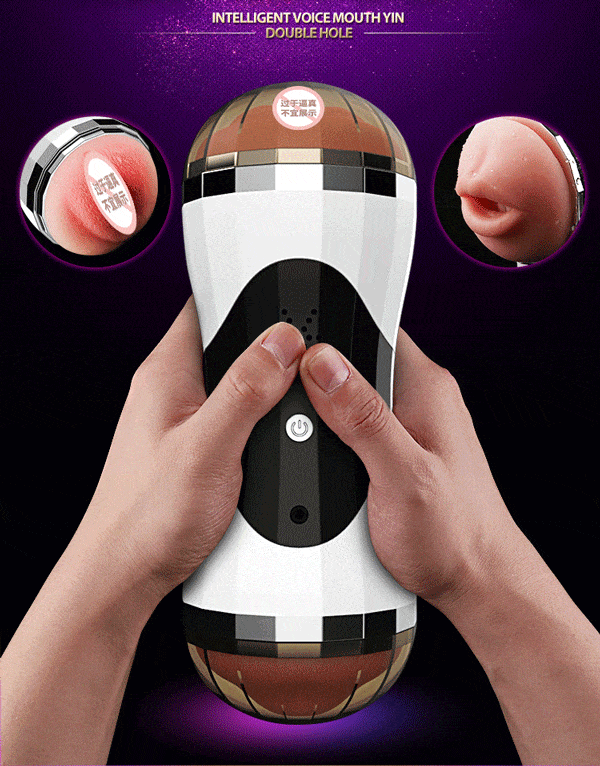 Cốc Âm Đạo Giả Double Head 2 Đầu Có Rung Và Rên 15 coc am dao gia Double Head 1