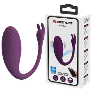 Trứng Rung Pretty Love Catalina Điều Khiển Từ Xa Với 12 Chế Độ Rung