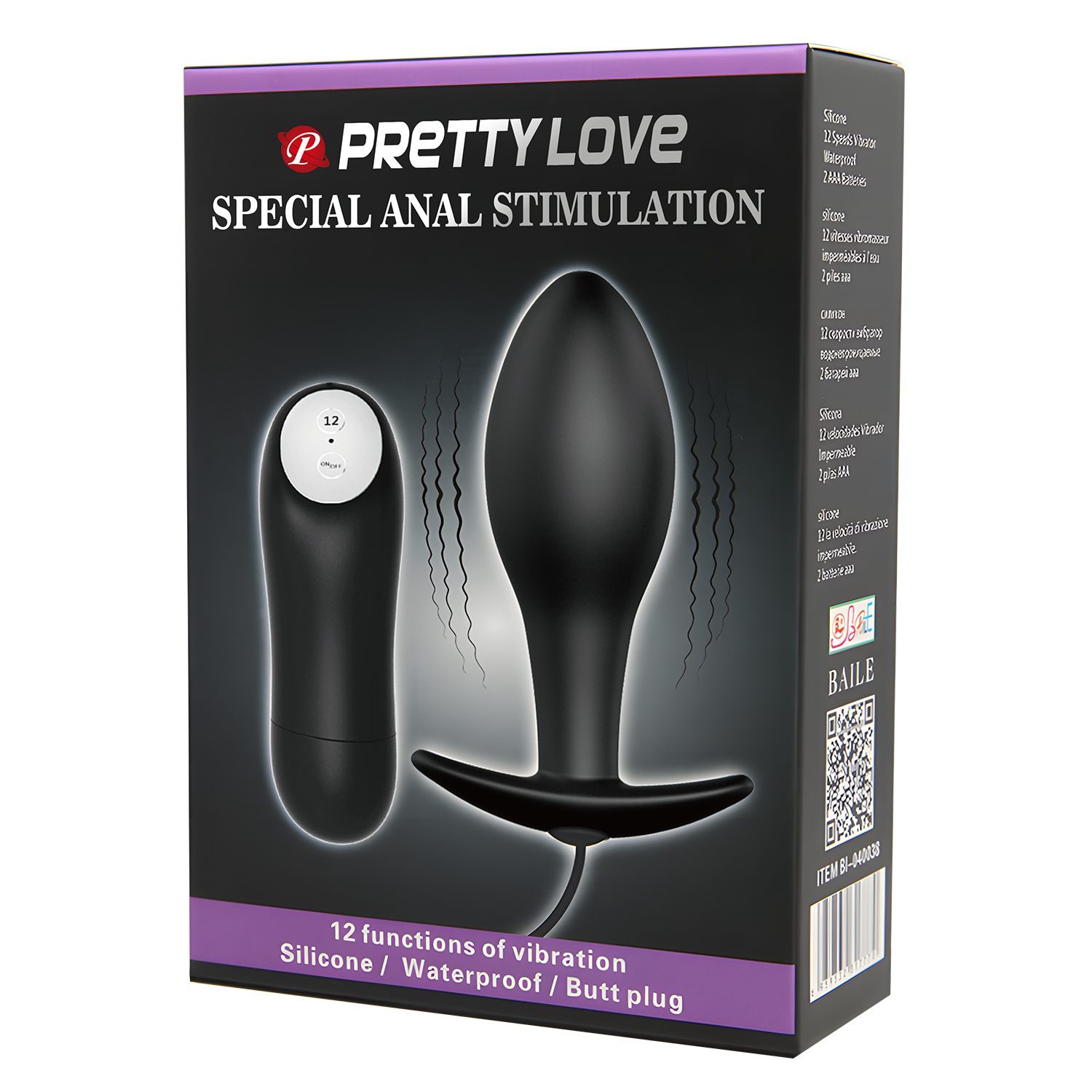 Phích Cắm Hậu Môn Rung Đa Tần Số Pretty Love 28 BI 040038 10