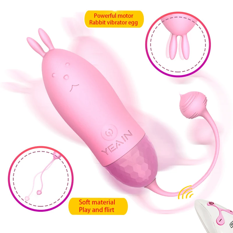 Trứng Rung Siêu Kích Thích Yeain Tai Thỏ Với 10 Chế Độ Rung 19 Hbd6c849f454e43919ae514aed4387c50q