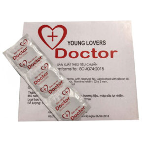 Bao Cao Su Siêu Mỏng YOUNG LOVERS DOCTOR Kéo Dài Thời Gian Quan Hệ Hộp 144c