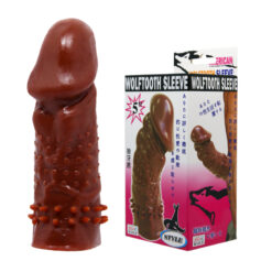 Bao Cao Su Đôn Dên Baile Wolftooth Sleeve Nhiều Gai Màu Nâu 5inch