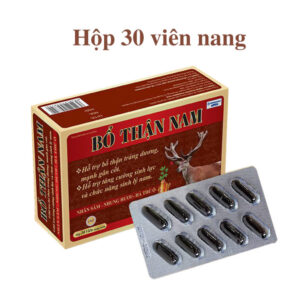 Viên Uống Bổ Thận Nam Tăng Cường Sinh Lý, Cương Cứng, Giảm Xuất Tinh Sớm - Hộp 30 Viên