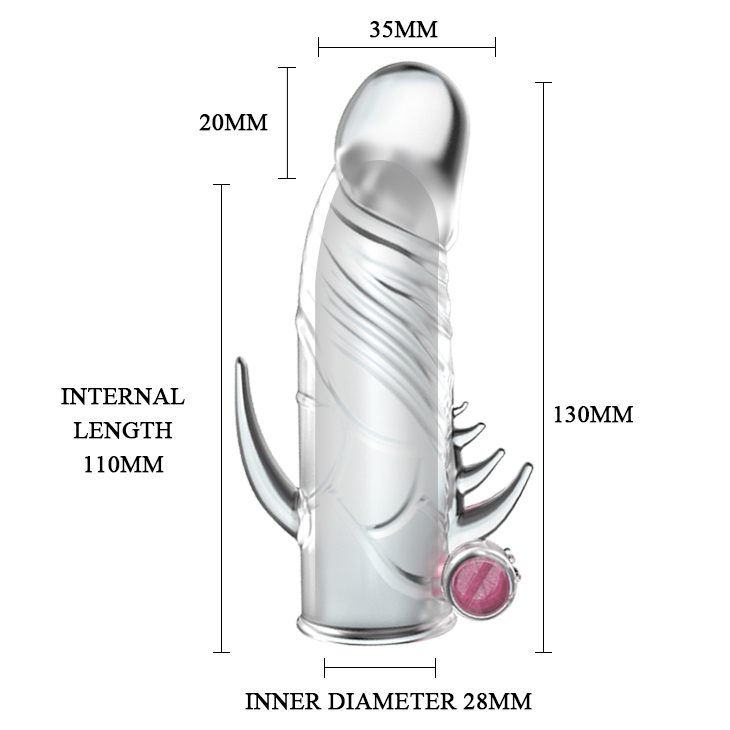 Bao Cao Su Đôn Dên Gai Rung Baile Pennis Sleeve 7 Bao Cao Su Đôn Dên Gai Rung Baile Pennis Sleeve