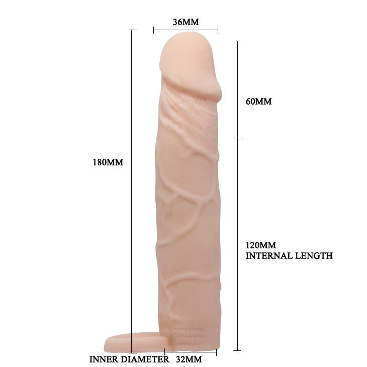 Bao Cao Su Đôn Dên Pretty Love Penis Sleeve 7 Inch 22 BI 026227 09