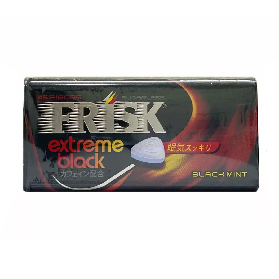 Kẹo Ngậm Bạc Hà The Mát Frisk Extreme Black Mint 45 viên 2 Kẹo Ngậm Bạc Hà The Mát Frisk Extreme Black Mint 45 viên
