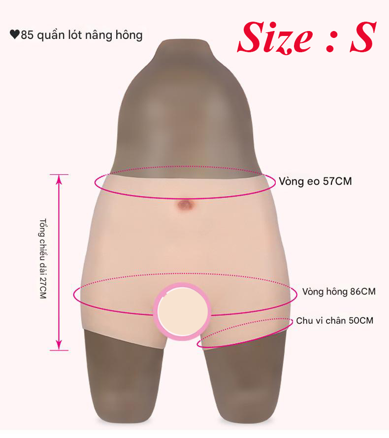 Quần Silicon Định Hình Âm Đạo Giả Giúp Nam Giả Gái (Tucking + Độn Hông) 11 ny19e2