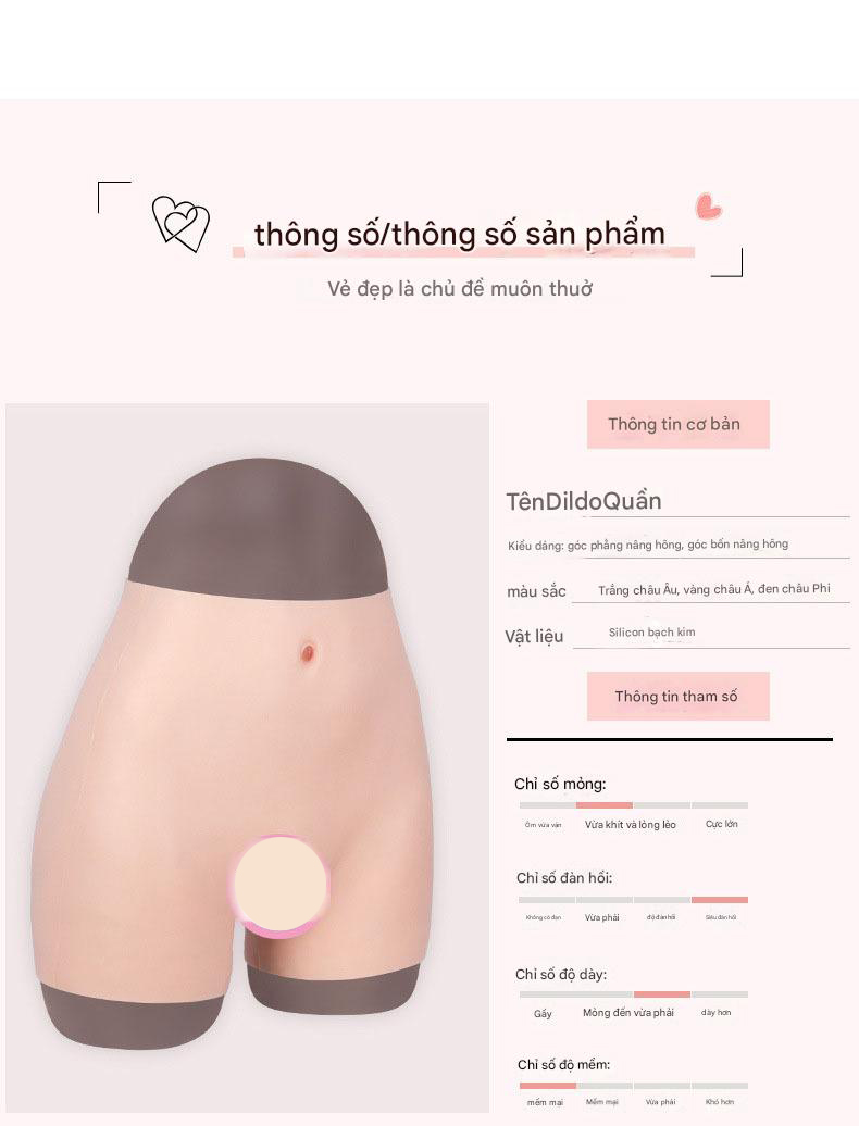 Quần Silicon Định Hình Âm Đạo Giả Giúp Nam Giả Gái (Tucking + Độn Hông) 17 ny19e7