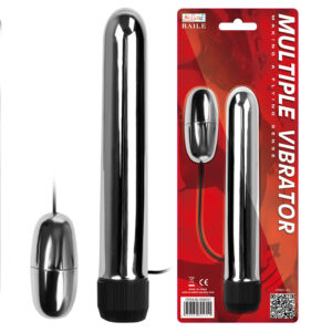 Trứng Rung Massage Inox MULTIPLE BAILE 2 Đầu Dùng Pin