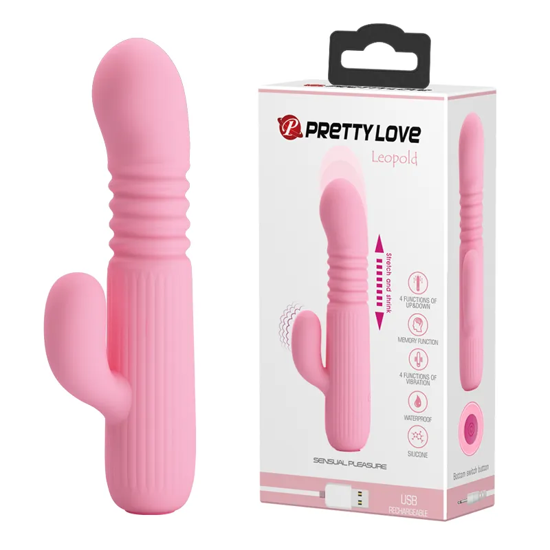 Dương Vật Giả Rung Thụt Mini - Pretty Love Leopold 1 Dương Vật Giả Rung Thụt Mini - Pretty Love Leopold
