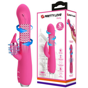Dương Vật Giả PrettyLove Molly Rung Thụt Đa Năng