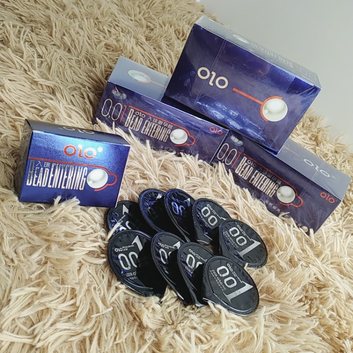 Bao Cao Su OLO 0.01 Bead Entering - Siêu Mỏng, Bi Tăng Thêm 3cm - Hộp 10 Cái 25 71767bbb5d6b8ff5833af50459e90527
